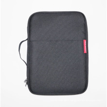 Multi-functional A4 Document Bag Portfolio Organizer Waterproof Travel Tech Pouch Zippered Case